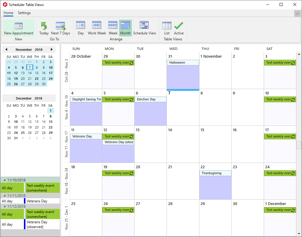 WPF Simplified Ribbon in the WPF scheduler control