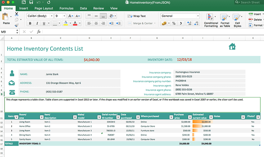 Add shapes and pictures with the Excel API