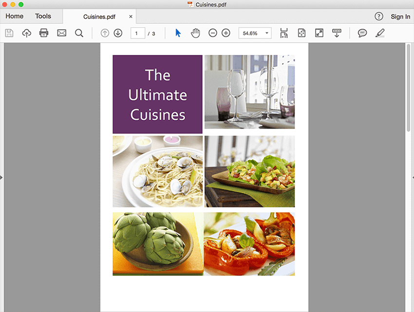 Add images and graphics to your PDF content