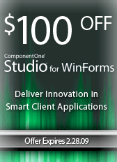 Studio for WinForms Offer - $100 off!