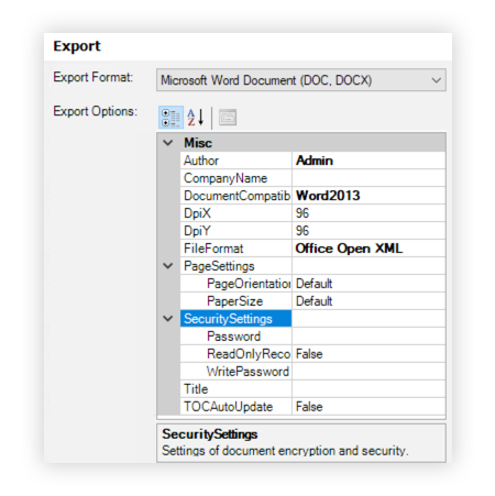 Activereports chart